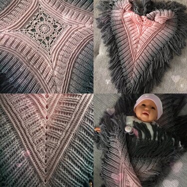 Häkelanleitung Decke "Antique"