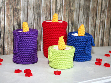 Candles - Crochet Pattern
