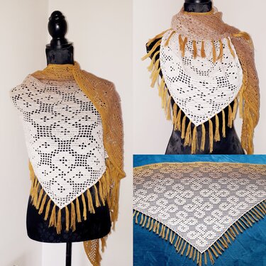 Dreieckstuch Celtic Dream - Häkeln