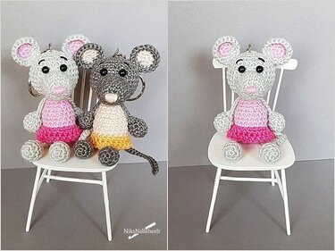 Häkelanleitung - Taschenbaumler Maus Marie