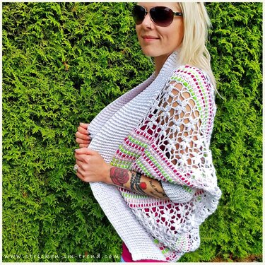 Häkelanleitung für Shrug / Seelenwärmer alle Größen | Shrug #4 AllSeasons