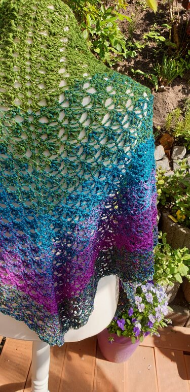 Häkeltuch Rhona - Häkeln