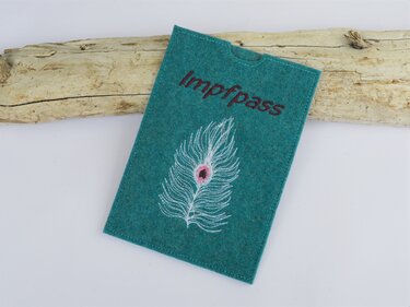 Stickdatei Impfpass Impfpasshülle 10 Motive - Sticken