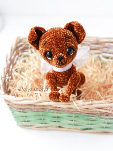 Chi-Chi the puppy Crochet pattern chihuahua dog