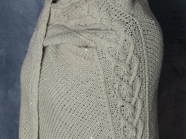 Riesengroßes gestricktes Kuscheltuch "Endromis" - Bild 4
