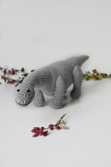 Crochet pattern amigurumi diplodocus