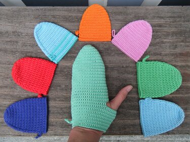 Häkelanleitung Waschhandschuh "Badespass" - Bild 5