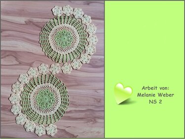 Häkelanleitung Tischläufer/ Spiraldecke "Blumenwiese"
