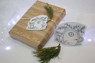 Stickdatei Wichteltür ins Wichtelland - Sticken