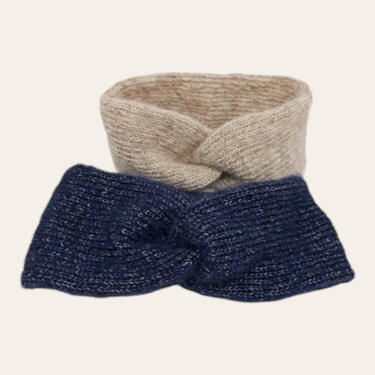 Anleitung Stirnband gestrickt - verknotet - Bild 2