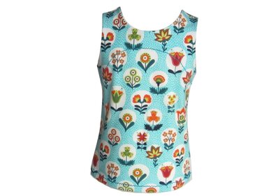 Schnitt und Nähanleitung für Mädchen Top Größe 86-134