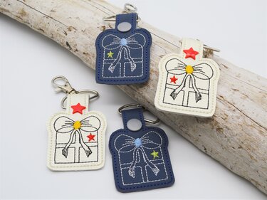 Stickdatei Geschenk als Anhänger - Sticken