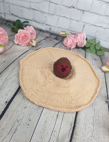 Pattern BIrd Comforter - Lovey - Knitting