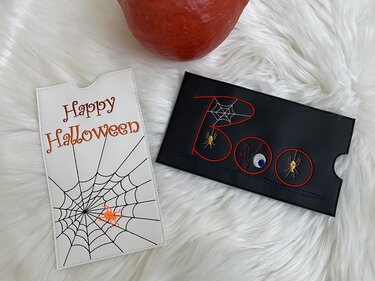 Stickdatei Halloween ITH Schokohüllen 5 Motive - Sticken