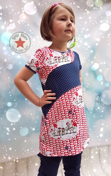 Anleitung Hula Wave Shirt Kleid - Nähen