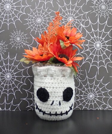 Skeleton Pouch & Cozy- Crochet Pattern