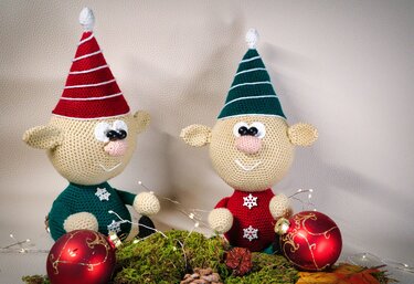 "Elvo" the Christmas elf - Crochet