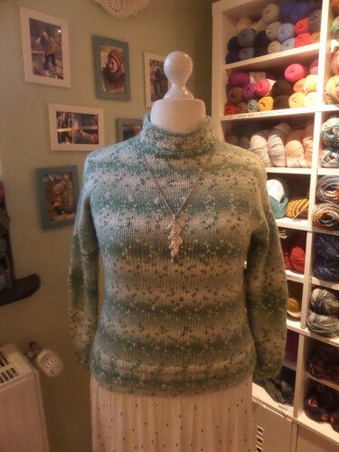 Anleitung Pullover "Schneegeflüster" jetzt neu in 2 Größen - Stricken