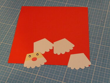 Plotterdatei Weihnachtsmann 3 D - Basteln