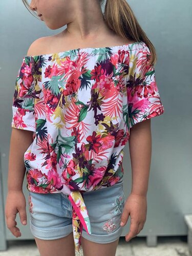 Anleitung Carmenbluse Marlee Kids Gr.110-146 - Bild 9