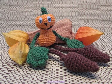 Karl Wuschelini Kürbis PDF Häkelanleitung