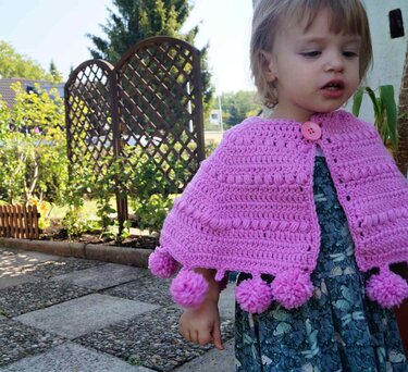 Häkelanleitung Kinderponcho alle Größen Herbstkollektion No.1 - Bild 4