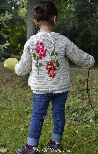 Rosen Jacke Häkelanleitung E-Book - Bild 3