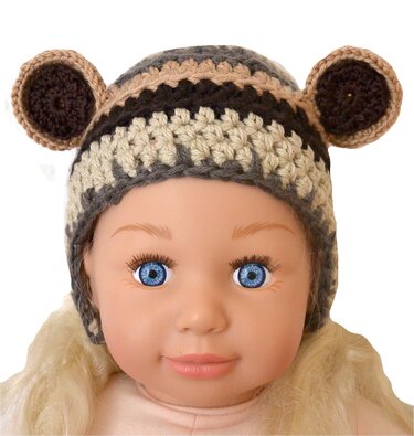 E-Book: "Bärenmütze" KU 33-56, 3 Variationen - Häkeln