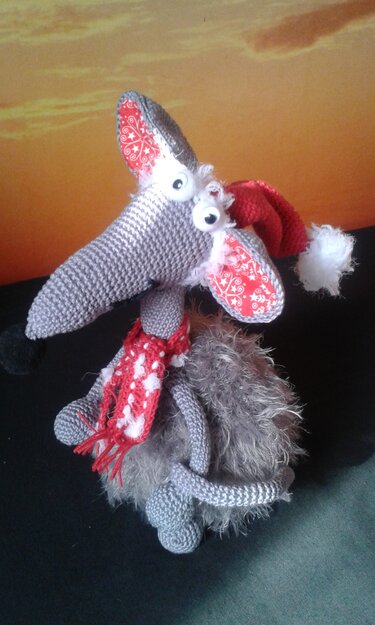 Mäuserich "fips" - Häkeln