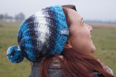 Anleitung zum stricken Spiral- Mütze *Top of the world* - Bild 4