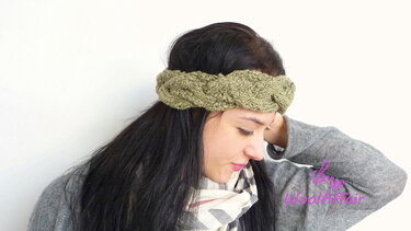 Strickanleitung - Headband - Stirnband DIY - No.108 - Bild 6