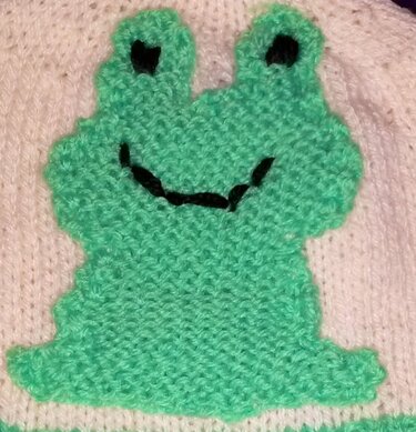 Strickanleitung Vorlage Frosch - Bild 2