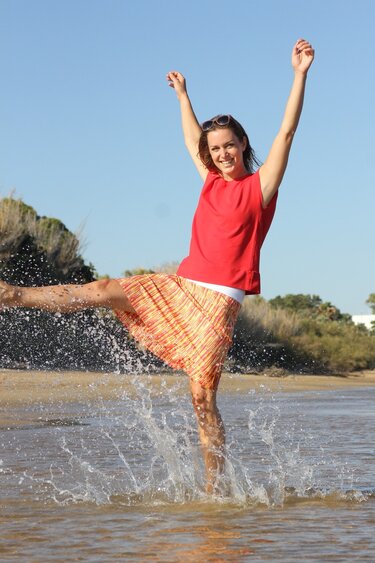Rock / Wenderock / Ballonrock "Fabienne", Gr. 158- Damengr. 46 - 3 Rockvariationen - Nähen