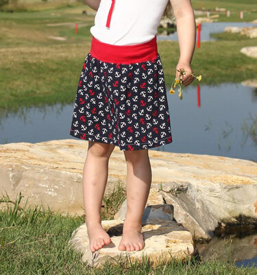 Rock / Wenderock / Ballonrock "Fabienne", Gr. 62-104 - Nähen