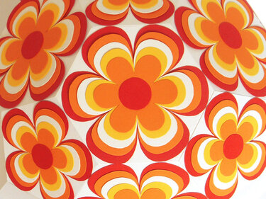 Retro-Blumenkugel – Bastelvorlagen und Anleitung - Basteln