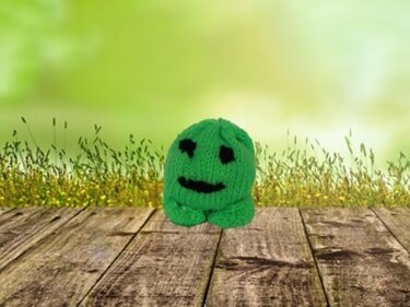 Strickanleitung Kugelmonster Spielzeug Kugel