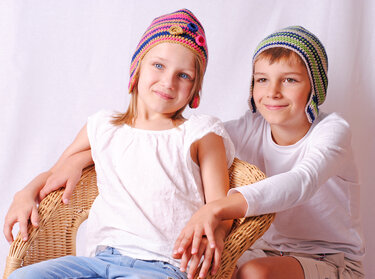 Anleitung Streifenmütze Carl & Carla, 3 Größen, 0-2 Jahre, Anfänger - Häkeln