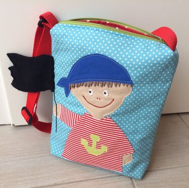 Nähanleitung, Schnittmuster, E-Book, Tasche für Kindergarten oder Schule