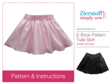 E-Book for a pretty and trendy Tulle skirt - Sewing