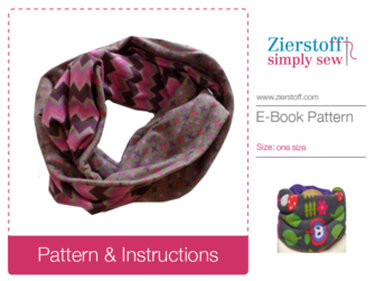 KIMs Loop Scarf pattern / Cowl Neck Scarf – single or double - Sewing