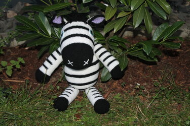 E-Book Zed Zebra crochet pattern