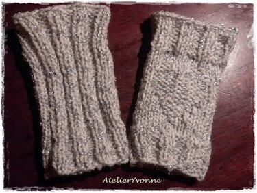 Beinstulpen für Kinder - "Herzchen" - Stricken