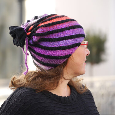 Beanie hat Swooosh unisex, knitting pattern - Image 10