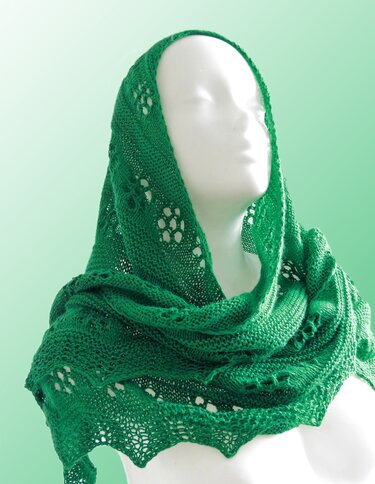 Knitting pattern shawl "The shire"