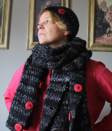 3in1 Poncho-Scarf crochet pattern