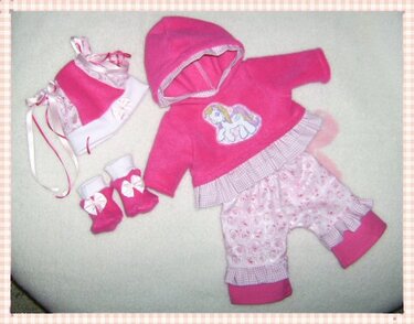 4 Schnittmuster für Puppen - Winterelfe - Nähen