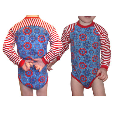 Raglan-Body *Smartie* Gr. 56-98 Nähanleitung -Schnittmuster A4 & Beamer - Bild 5