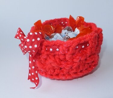 Häkelkorb / Utensilo -  Eule - Häkeln