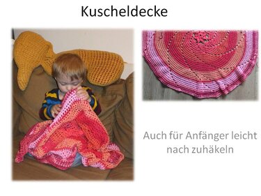 Kuscheldecke zum Häkeln - super einfach und wunderschön - Bild 2
