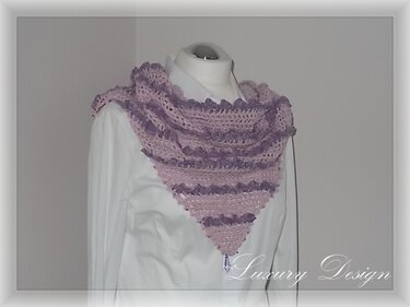 Dreieckstuch Häkelanleitung Luxury Design No.20